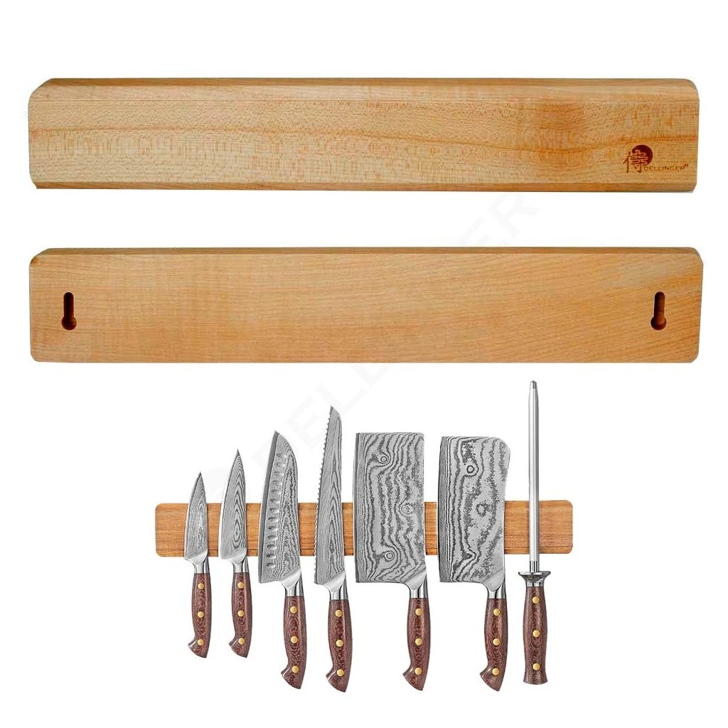 foto Stylov� magnetick� li�ta na no�e z ak�ciov�ho d�eva 500x65x20mm